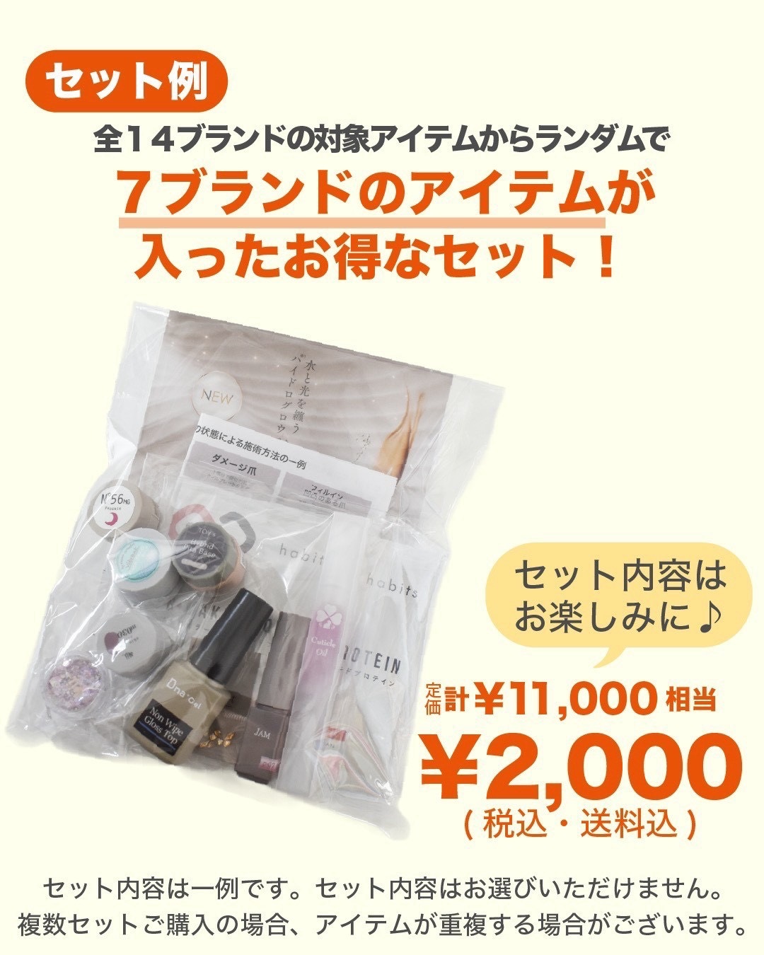 復興支援セット2026 セット内容例