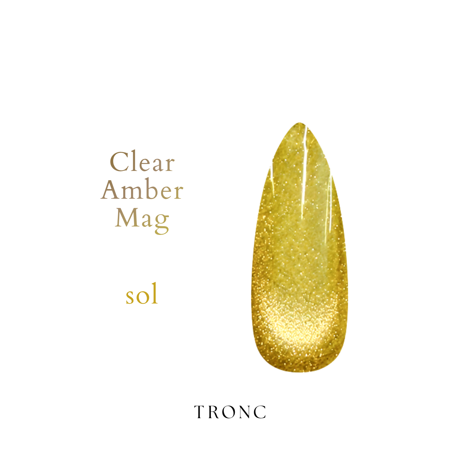 TRONC Clear Amber Mag sol カラーイメージ