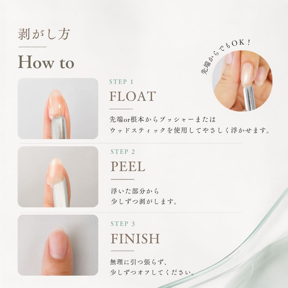 Peel Off Base 剥がし方