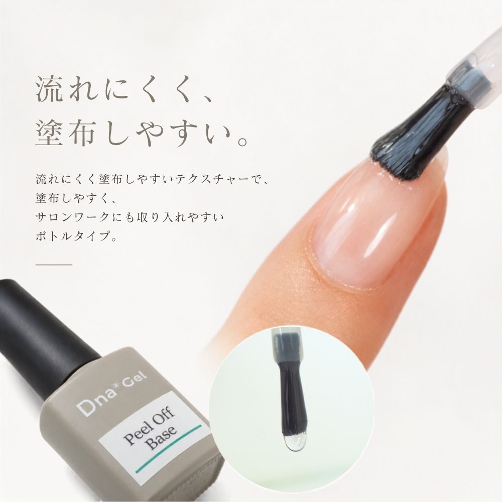 流れにくく塗布しやすいPeel Off Base